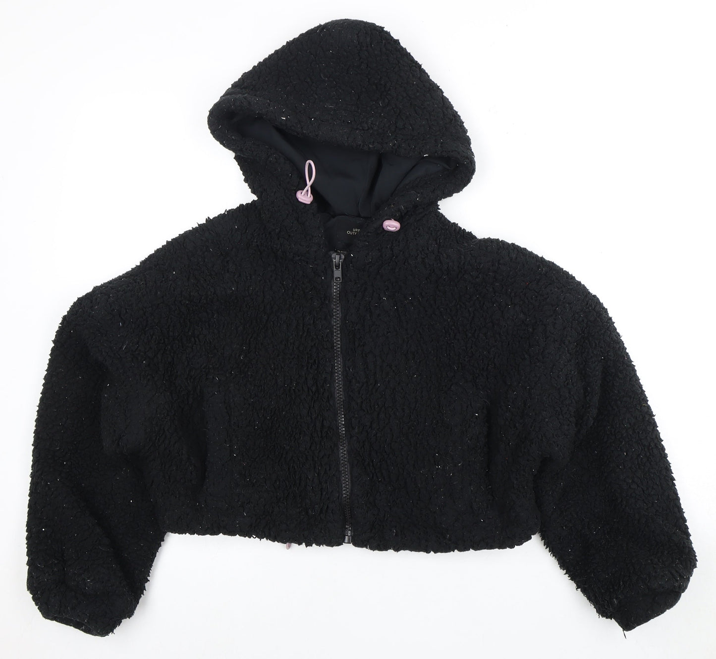 Womens UK Size XS Urban Outfitters Black Basic Jacket