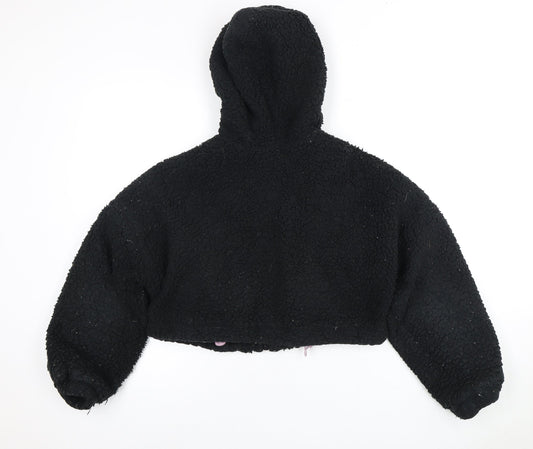 Womens UK Size XS Urban Outfitters Black Basic Jacket