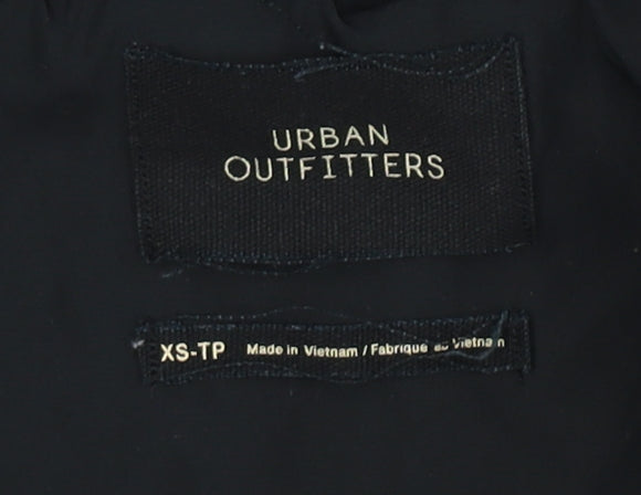 Womens UK Size XS Urban Outfitters Black Basic Jacket