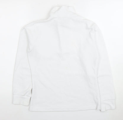 Trespass Unisex White XS 1/2 Zip Sweatshirt