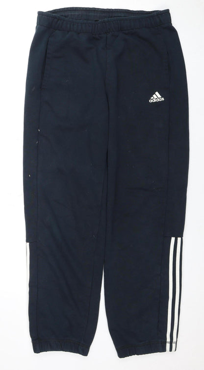 Adidas Men's Black Track Pants M Gym Sportswear