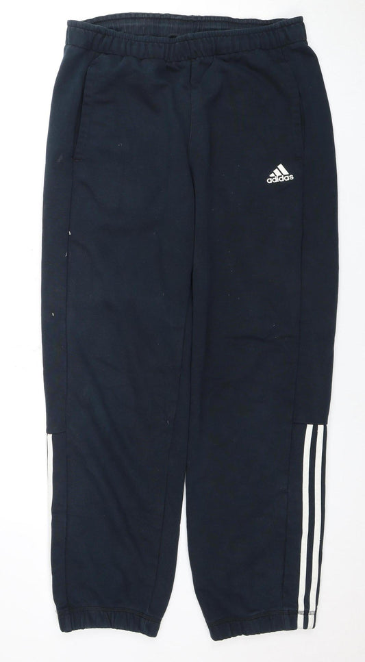 Adidas Men's Black Track Pants M Gym Sportswear