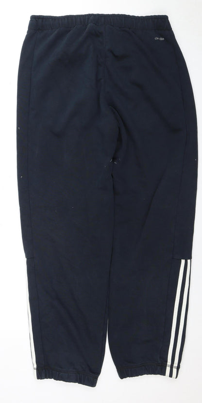 Adidas Men's Black Track Pants M Gym Sportswear