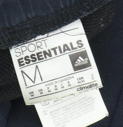 Adidas Men's Black Track Pants M Gym Sportswear