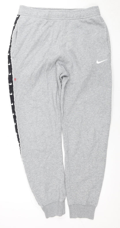 Nike Men's Grey Jogger Trousers S Sportswear