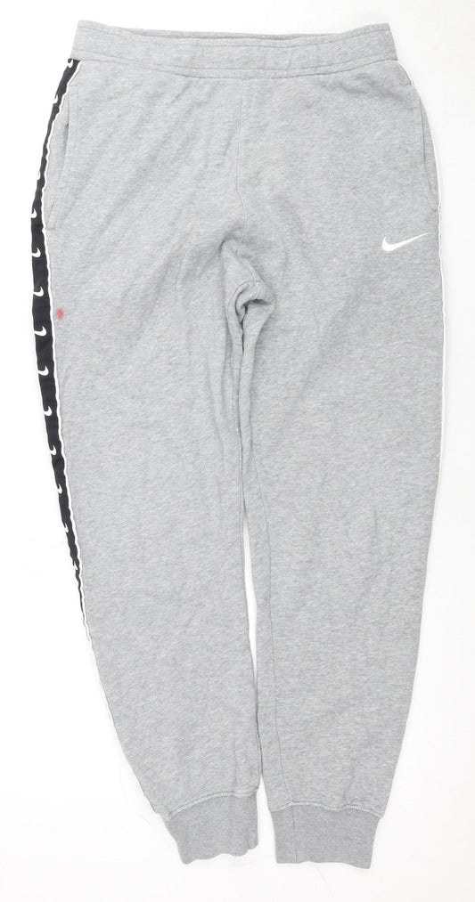 Nike Men's Grey Jogger Trousers S Sportswear