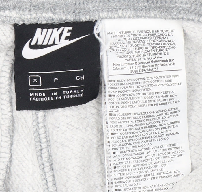 Nike Men's Grey Jogger Trousers S Sportswear