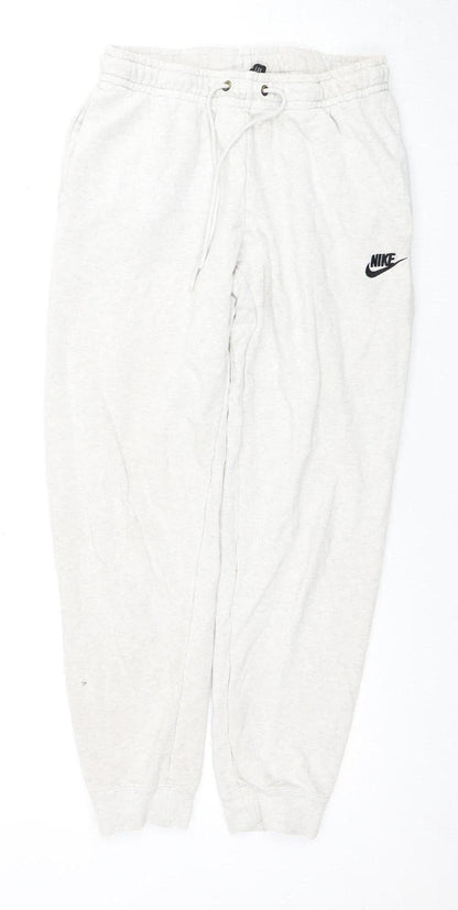 Nike Unisex White Jogger Trousers Size S