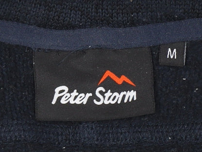 Mens UK Size M Peter Storm Blue 1/2 Zip Sweatshirt