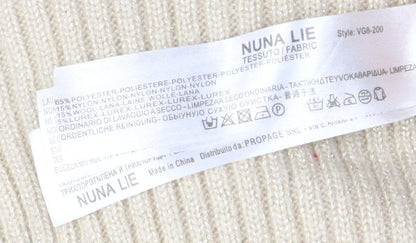 Nuna Lie Women's Ivory Roll Neck Cropped Jumper S