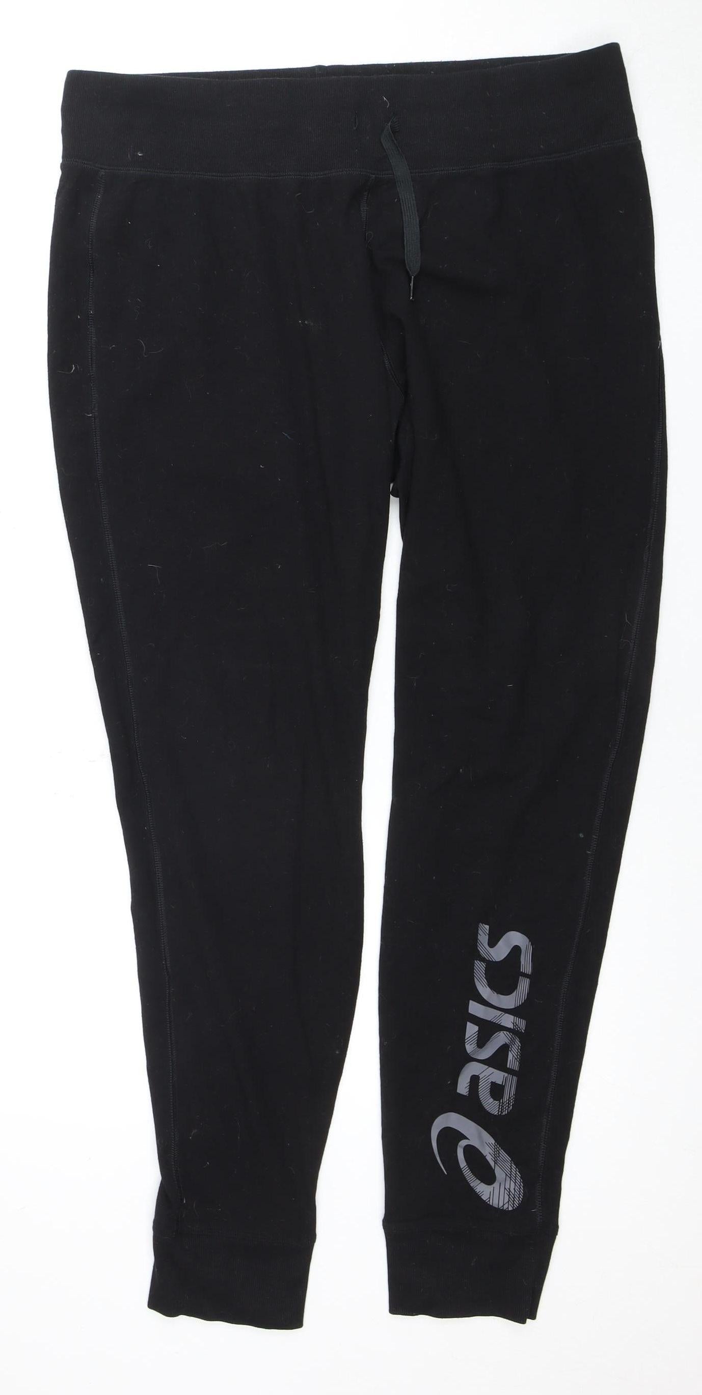 Asics Unisex Black XL Jogger Trousers for Gym