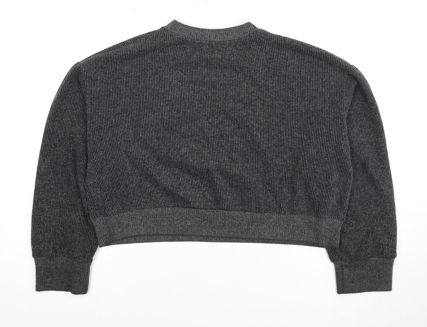 Zara Women’s Grey Sweatshirt Size 8 Crew Neck Casual