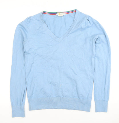 Womens UK Size S Boden Blue Basic Sweater