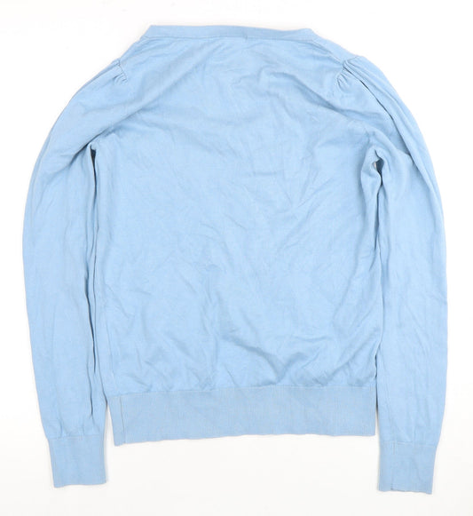 Womens UK Size S Boden Blue Basic Sweater