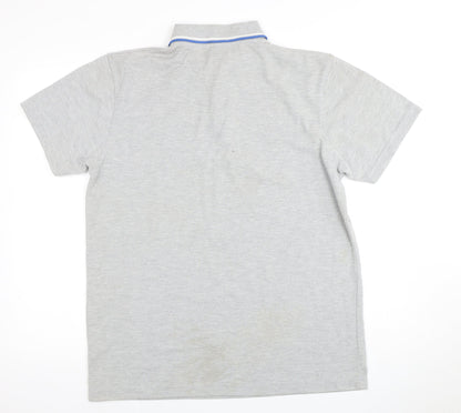 Le Coq Sportif Men's Grey M Polo Shirt with Logo