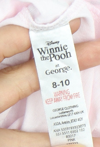 George Women's Pink Cotton Winnie the Pooh Nightshirt 8-10
