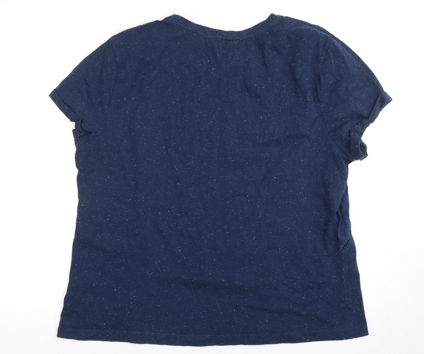 Womens UK Size 16 Principles Blue Basic T-Shirt