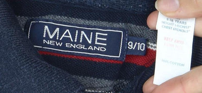 Maine New England Boys Multicoloured Polo, Size 5-6, Striped