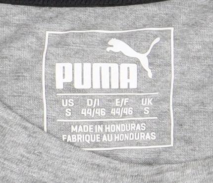 Puma Men's Grey Sleeveless T-Shirt, Size S