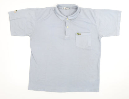 Lacoste Men's Blue Polo Shirt M Short Sleeve Casual
