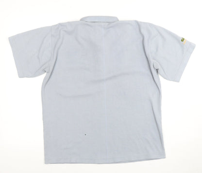 Lacoste Men's Blue Polo Shirt M Short Sleeve Casual