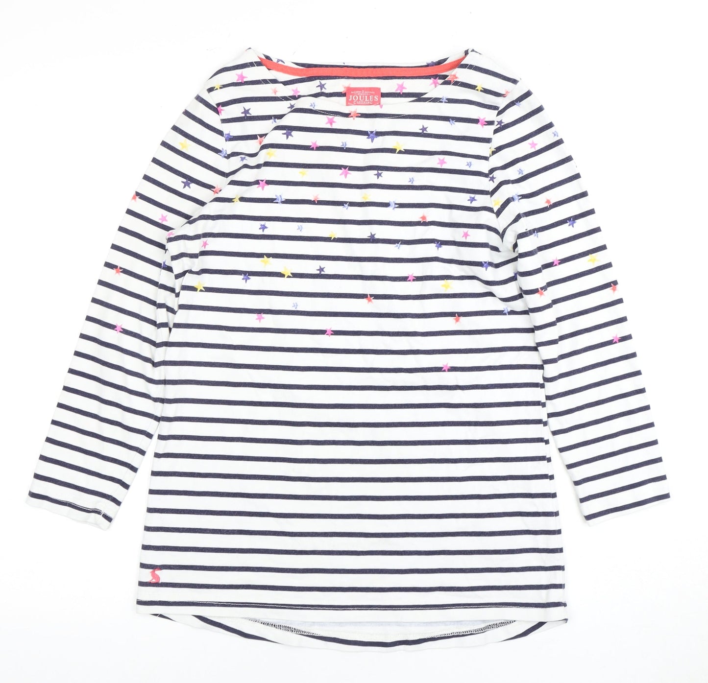 Womens UK Size 12 Joules Multicoloured Basic T-Shirt