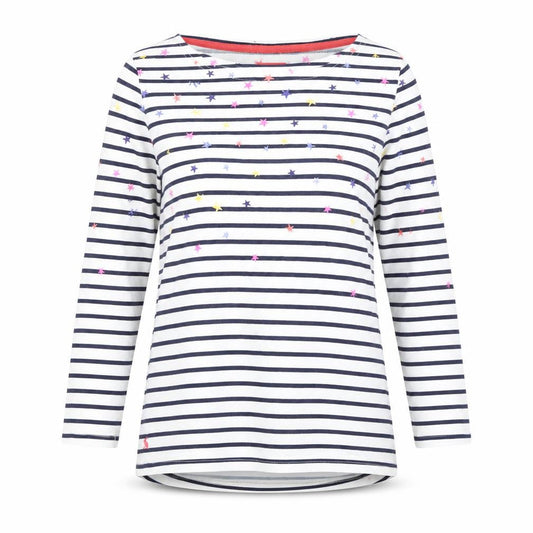 Womens UK Size 12 Joules Multicoloured Basic T-Shirt