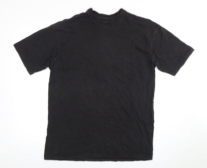 Mens UK Size S boohooMAN Black  T-Shirt