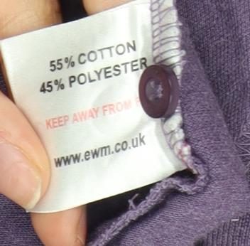 James Pringle Men's 2XL Purple Polo Shirt