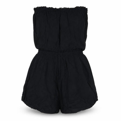 Womens UK Size 4 H&M One-Piece Black Playsuit