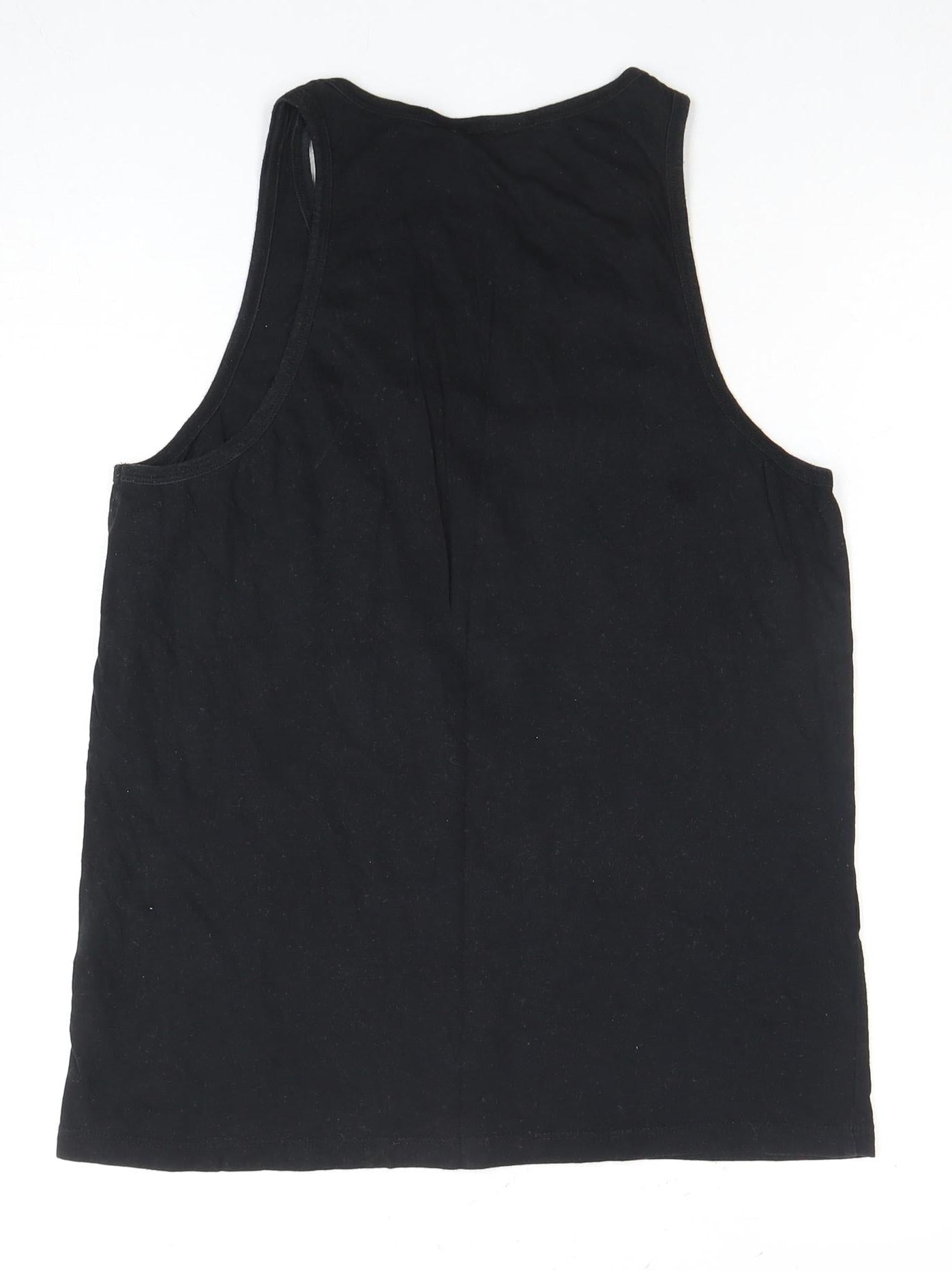 NICCE Men's Black Sleeveless T-Shirt Size S