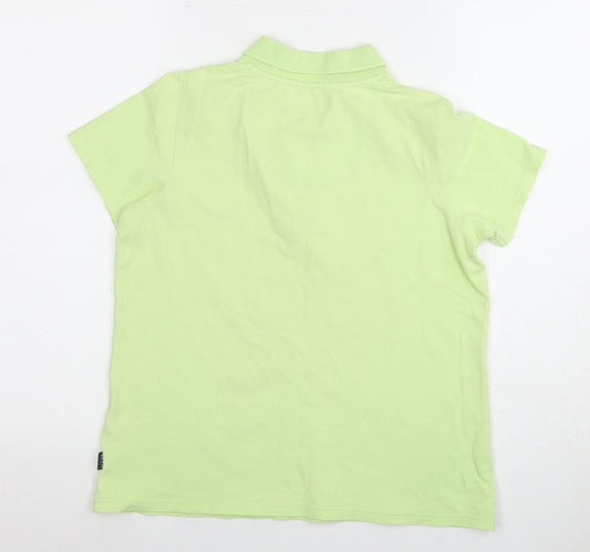 Maine New England Women's Green Polo Shirt Size 12