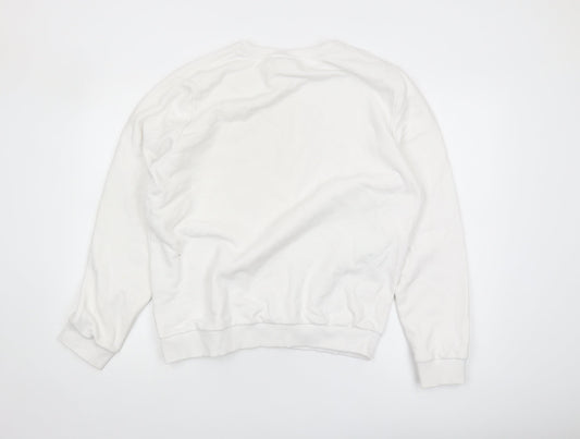 Womens UK Size XL Disney White Pullover Sweatshirt