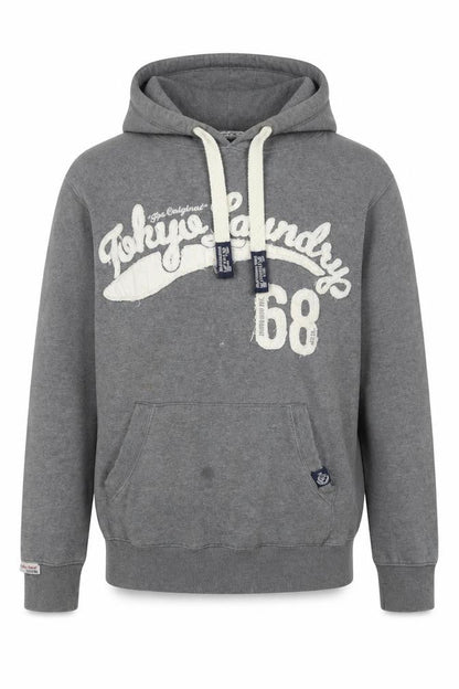 Mens UK Size S Tokyo Laundry Grey Pullover Hoodie