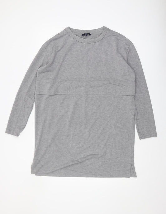 Womens UK Size 16 NEXT Grey Basic T-Shirt