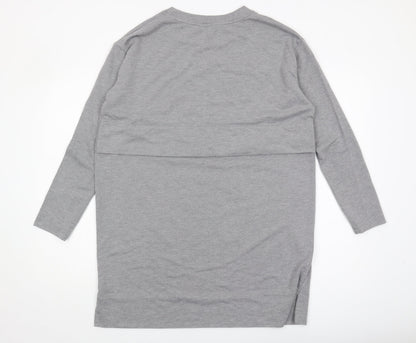 Womens UK Size 16 NEXT Grey Basic T-Shirt