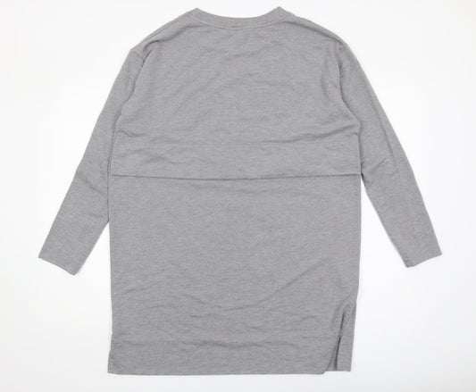 Womens UK Size 16 NEXT Grey Basic T-Shirt