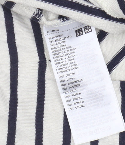Womens UK Size 2XS Uniqlo Multicoloured Basic T-Shirt