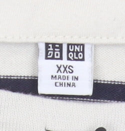 Womens UK Size 2XS Uniqlo Multicoloured Basic T-Shirt