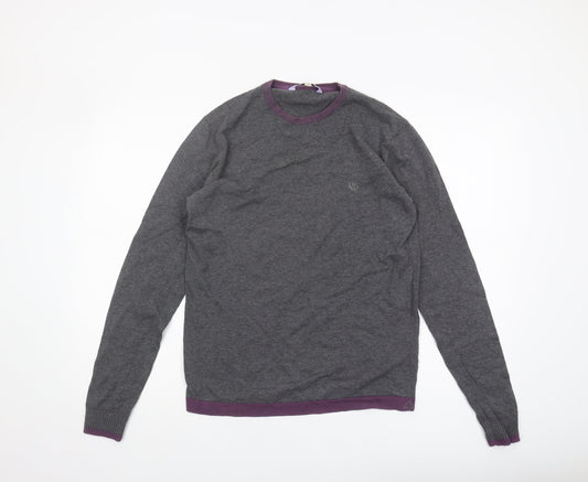 Fat Face Men's Grey S Pullover Jumper Crew Neck Knit