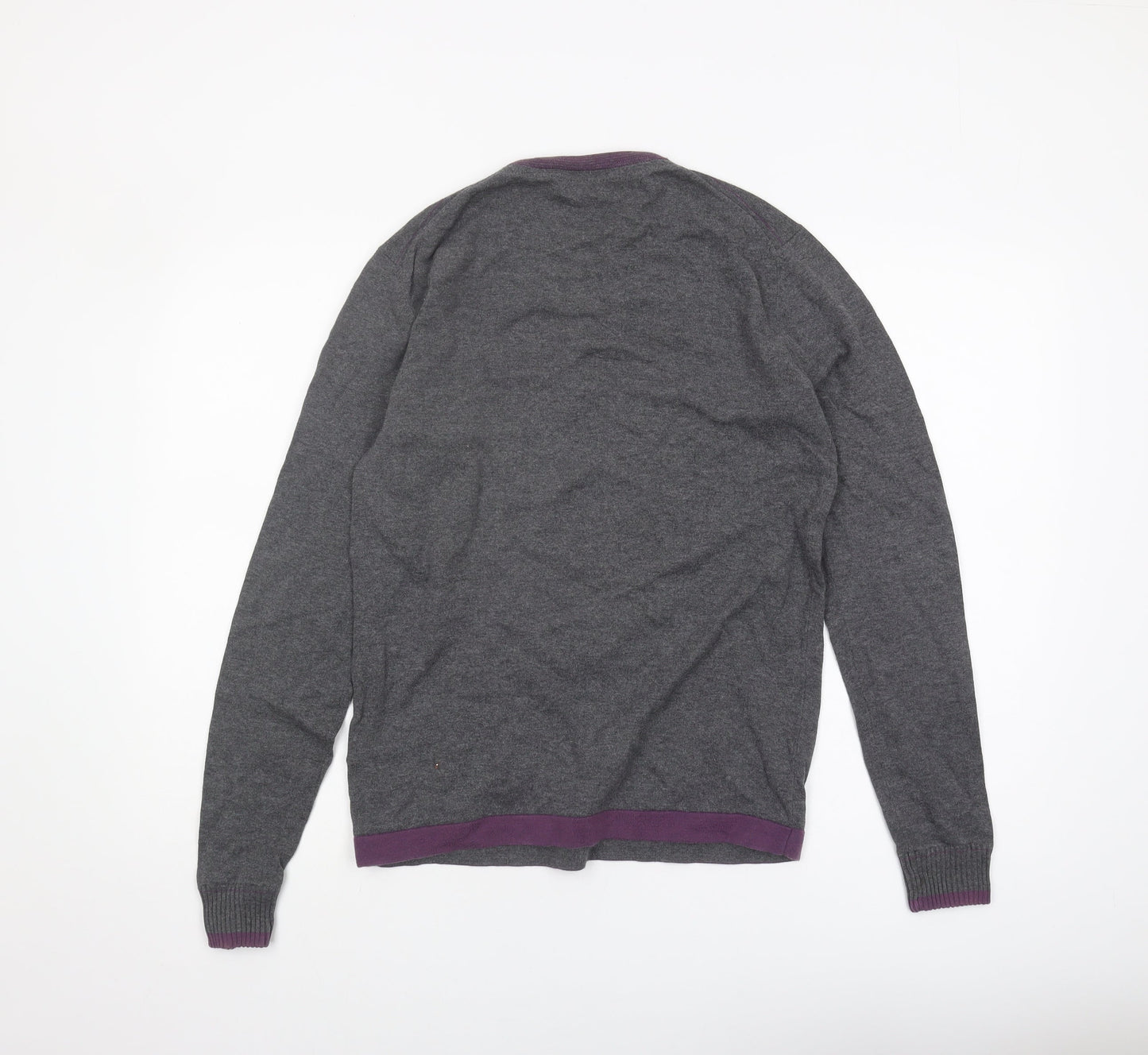 Fat Face Men's Grey S Pullover Jumper Crew Neck Knit