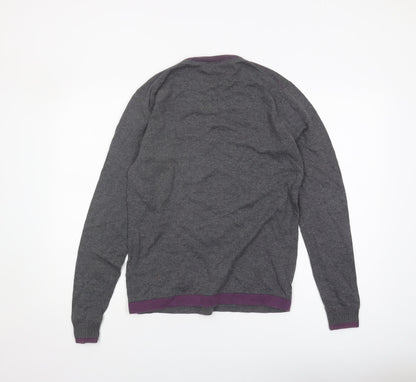 Fat Face Men's Grey S Pullover Jumper Crew Neck Knit