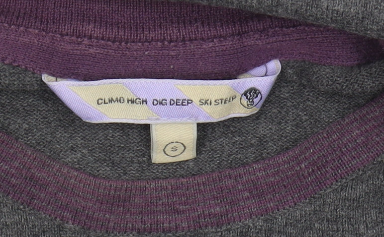 Fat Face Men's Grey S Pullover Jumper Crew Neck Knit