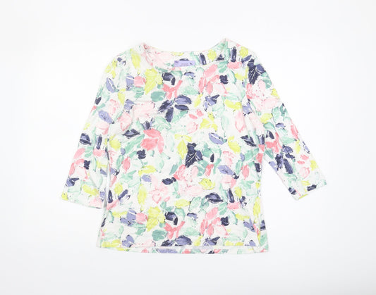 Womens UK Size 12 Honor Millburn Multicoloured Basic Blouse