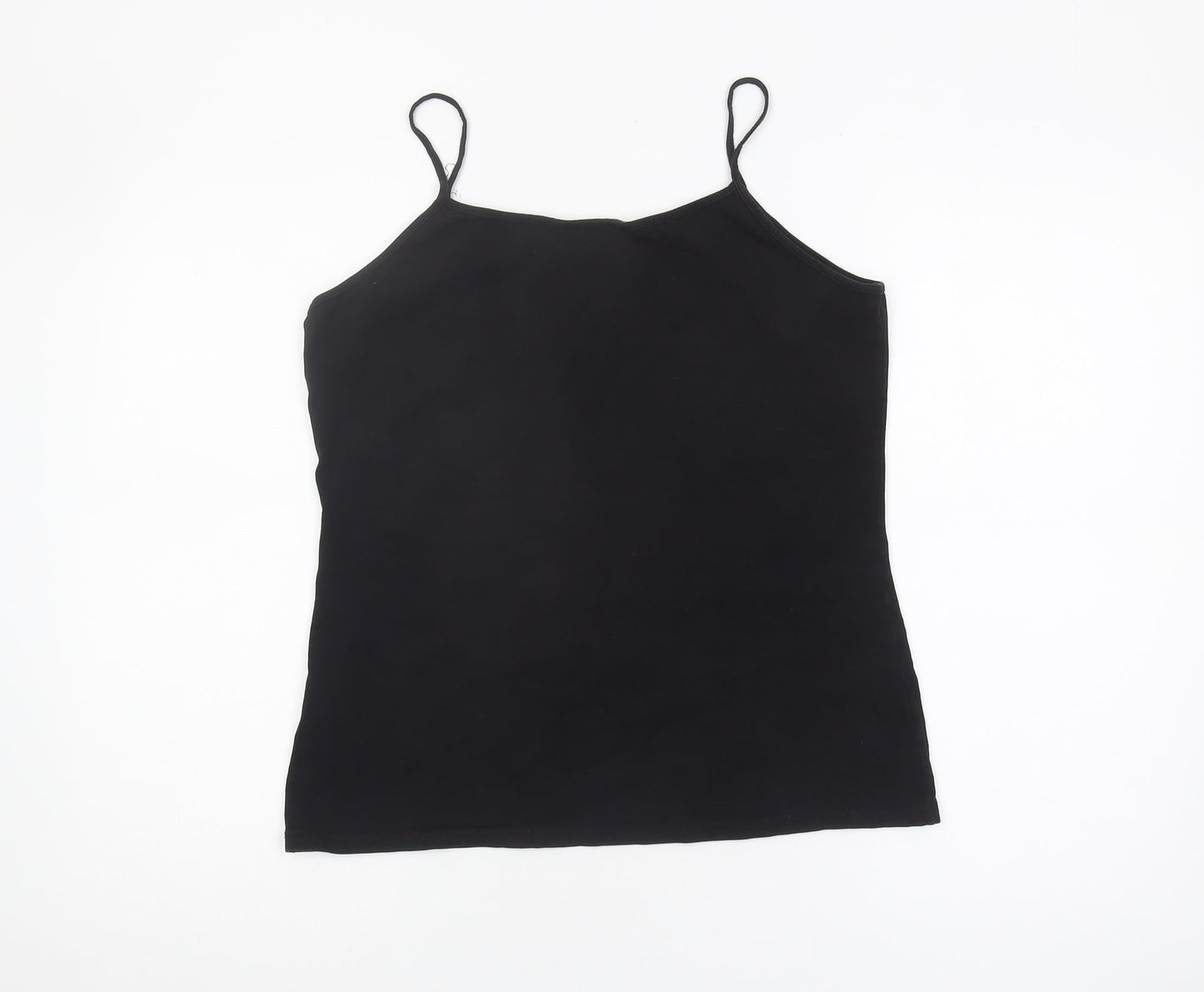 Womens UK Size 16 Wallis Black Camisole Tank