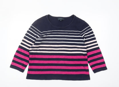 Womens UK Size XL Viyella Multicoloured Basic T-Shirt