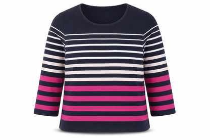 Womens UK Size XL Viyella Multicoloured Basic T-Shirt