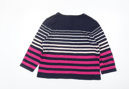 Womens UK Size XL Viyella Multicoloured Basic T-Shirt