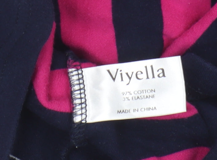 Womens UK Size XL Viyella Multicoloured Basic T-Shirt