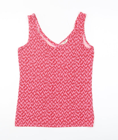 Hush Women's Red XS Geometric Tank Top